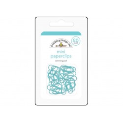 Doodlebug Mini PaperClips SWIMMING POOL blue